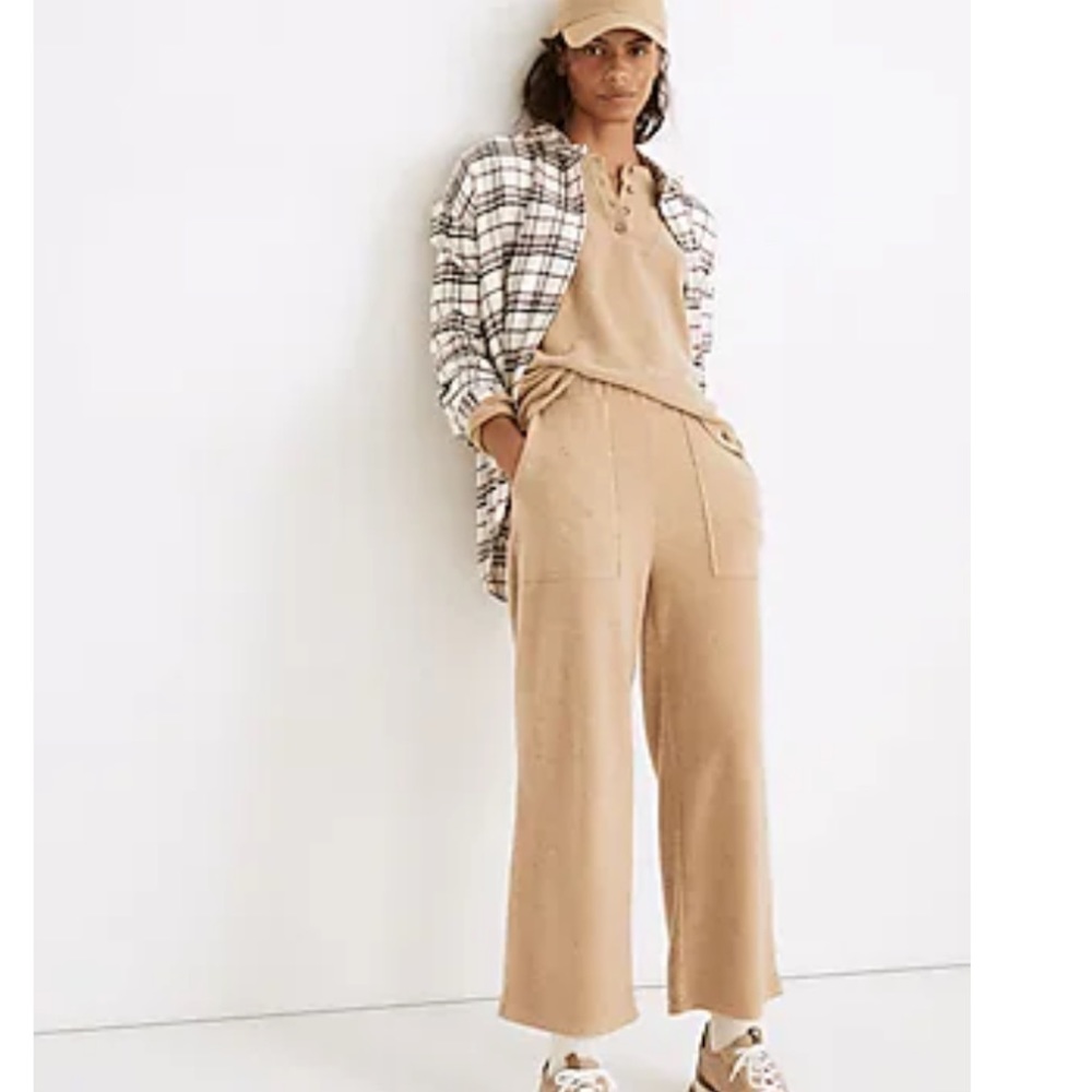 Madewell cozybrushed straight sweatpants